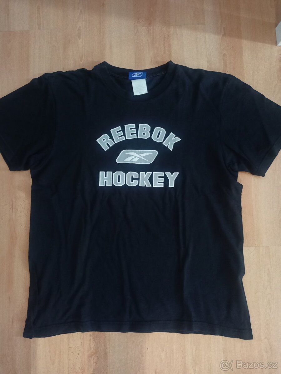 Pánské černé tričko zn. Reebok hockey, vel. M
