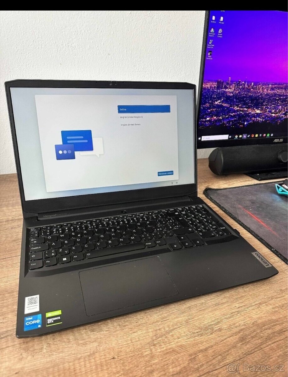Prodám notebook Lenovo Ideapad Gaming 3
