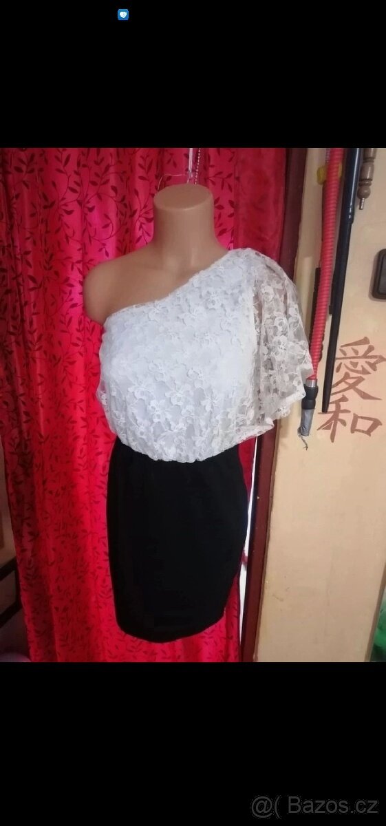 Dámské šaty na jedno rameno, Debenhams, vel. S