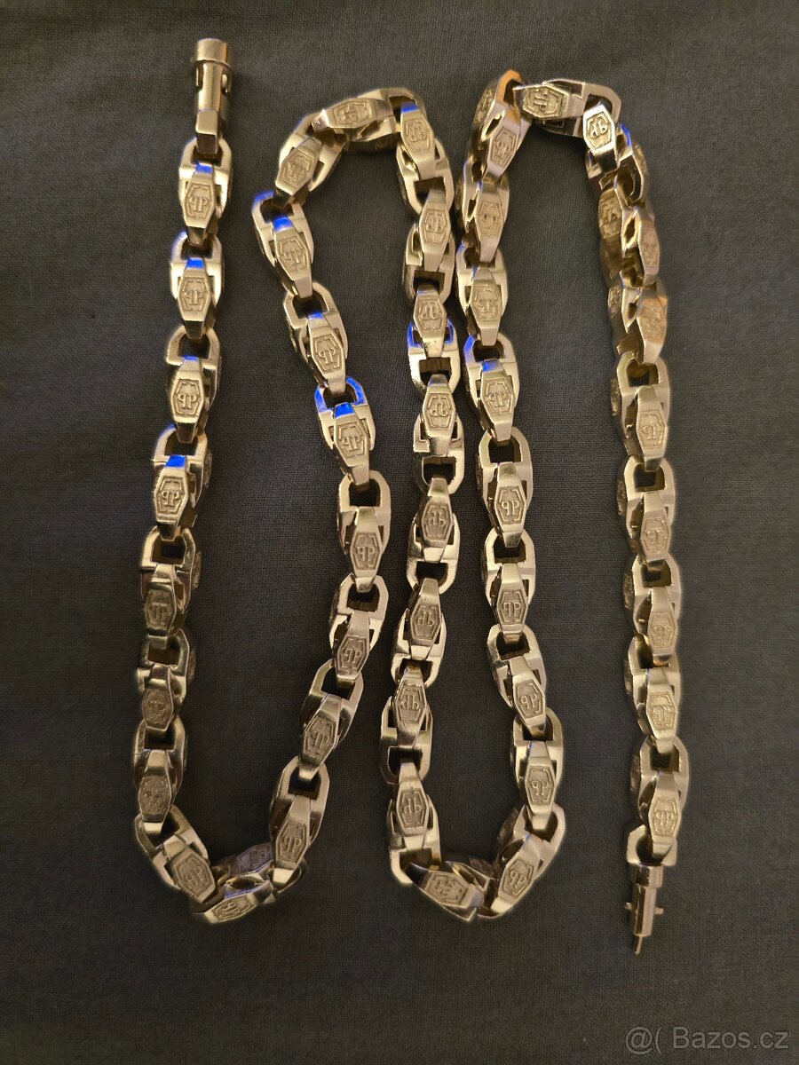 Zlatý řetízek Philipp Plein 100g