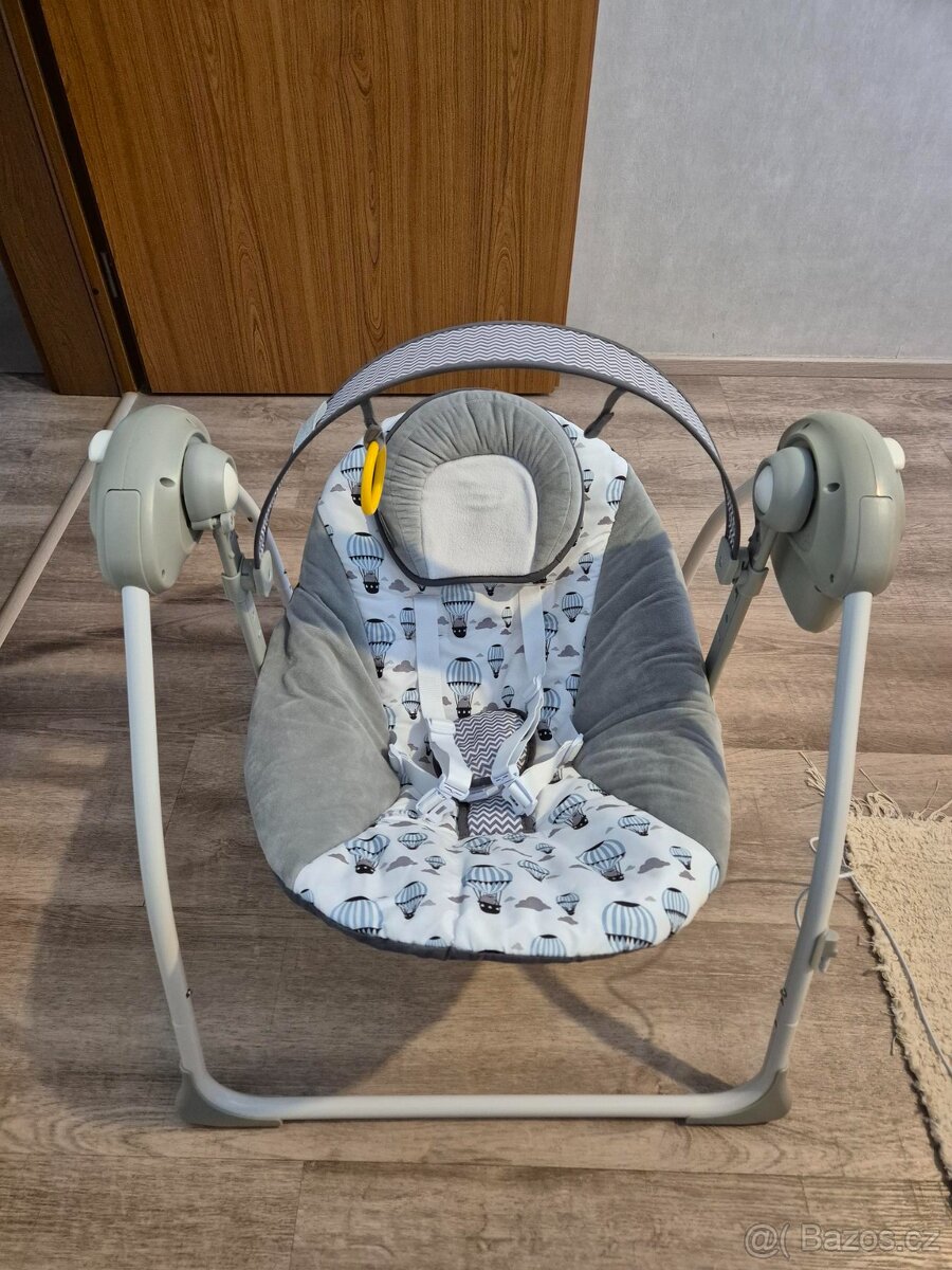 Kinderkraft houpací lehátko Flo 2v1 mint