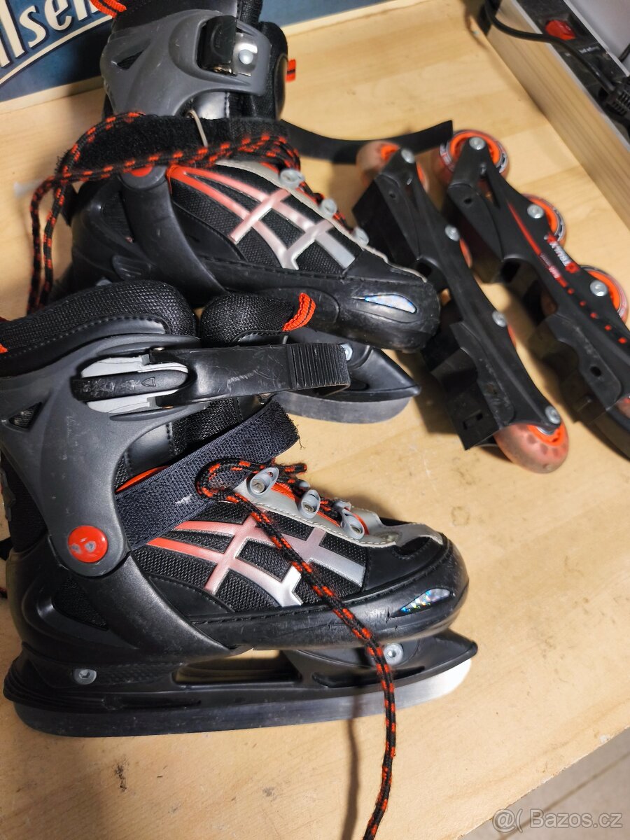 Rostouci brusle velikost 34-37