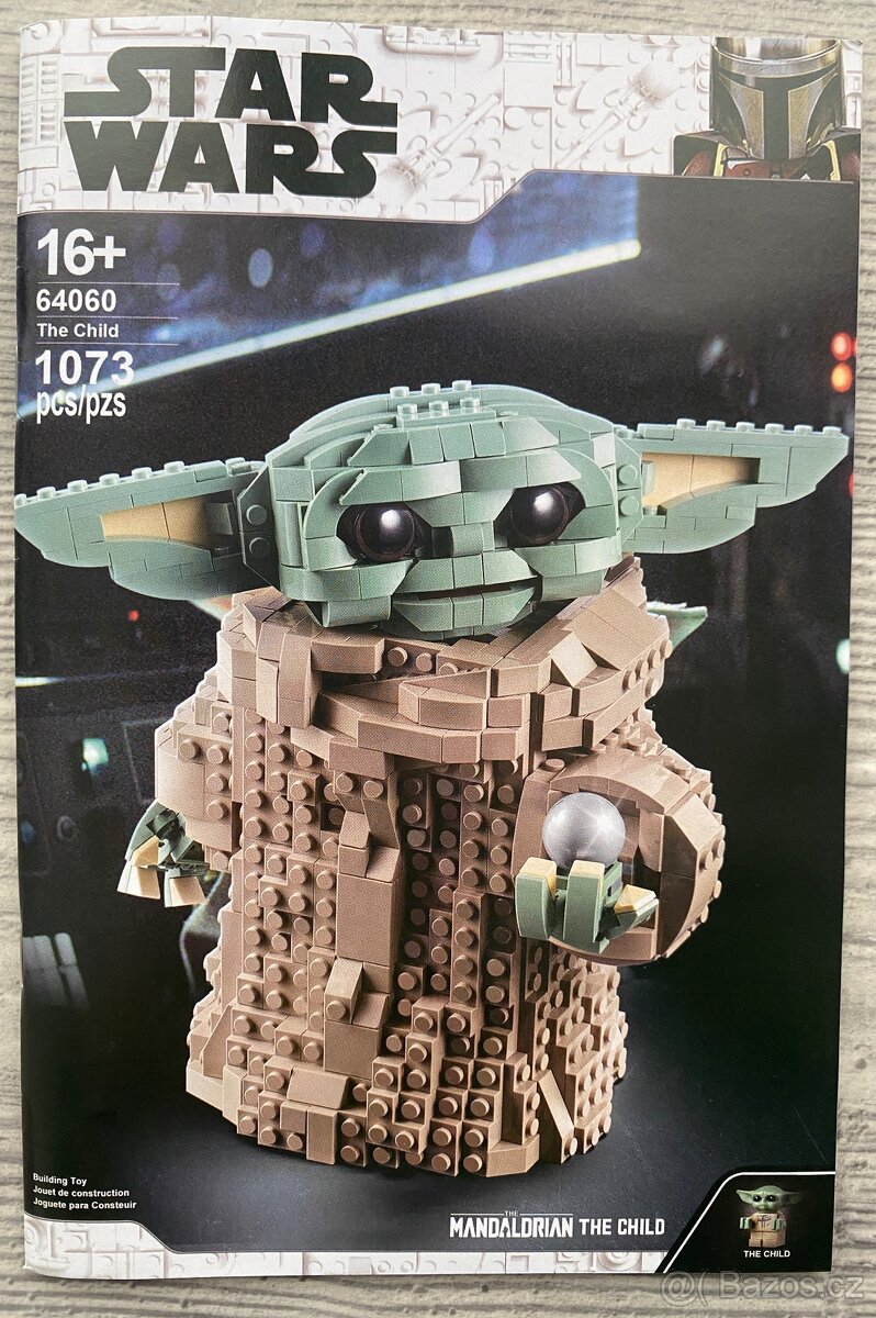 NOVÉ Star Wars - Grogu - 1073ks kostek
