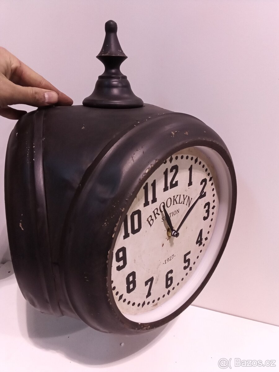 NOVÉ nástěnné hodiny originál ANTIC LINE Brooklyn Station