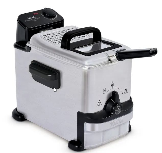 Použitá fritéza Tefal Oleoclean Pro z nerezové oceli