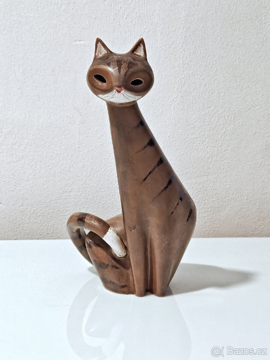 Soška kočka Brusel