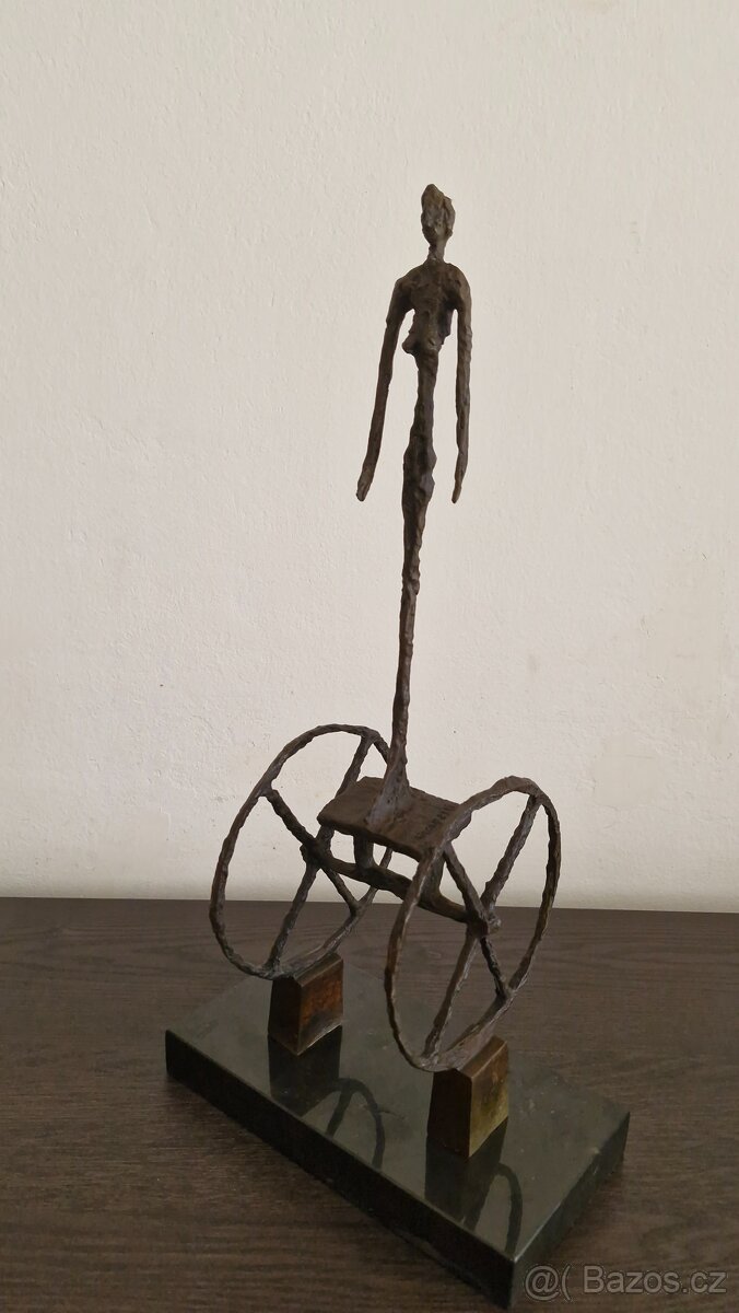 Giacometti - Chariot - bronz