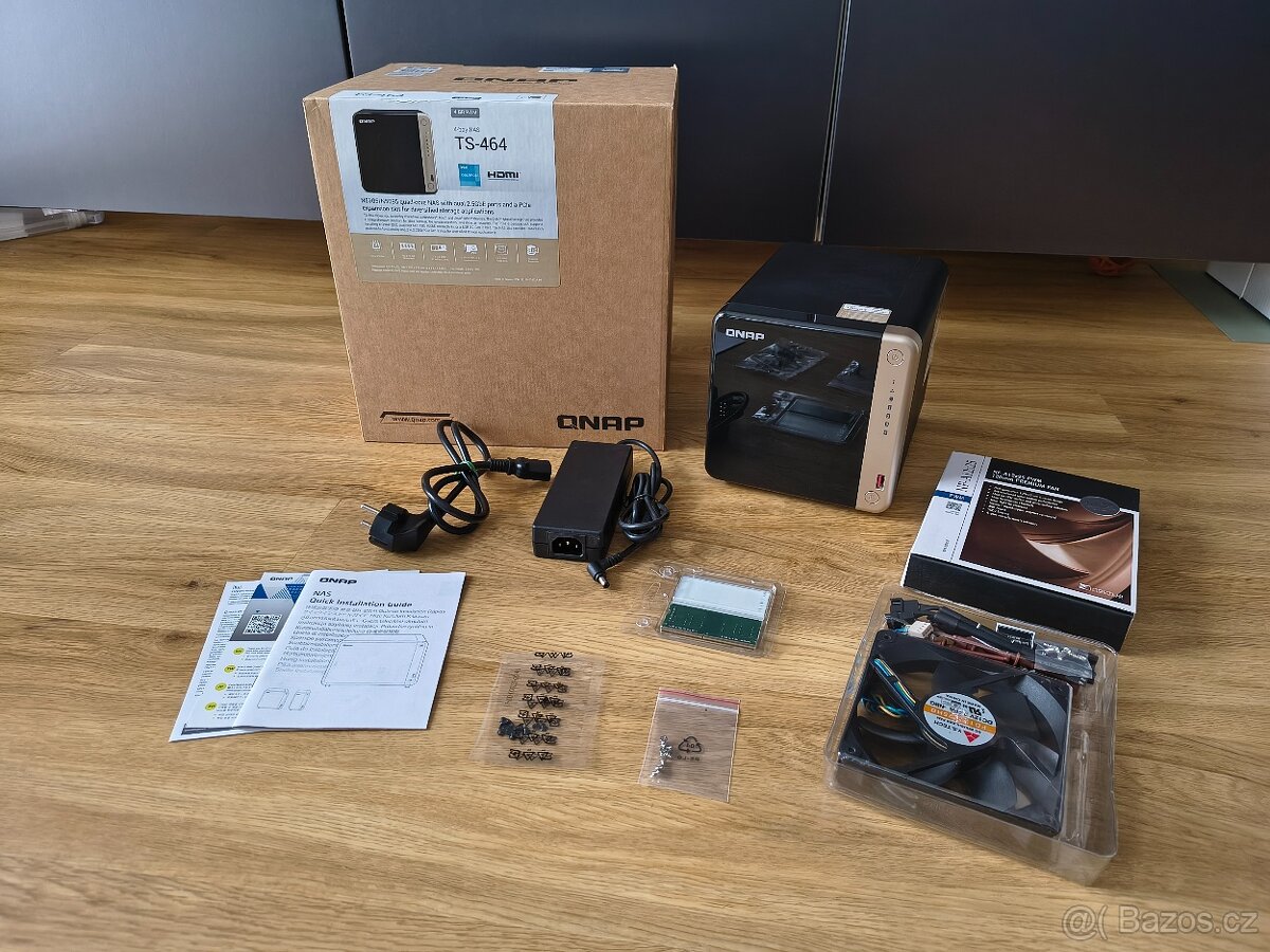 NAS QNAP TS-464 + 2 x 8 TB HDD