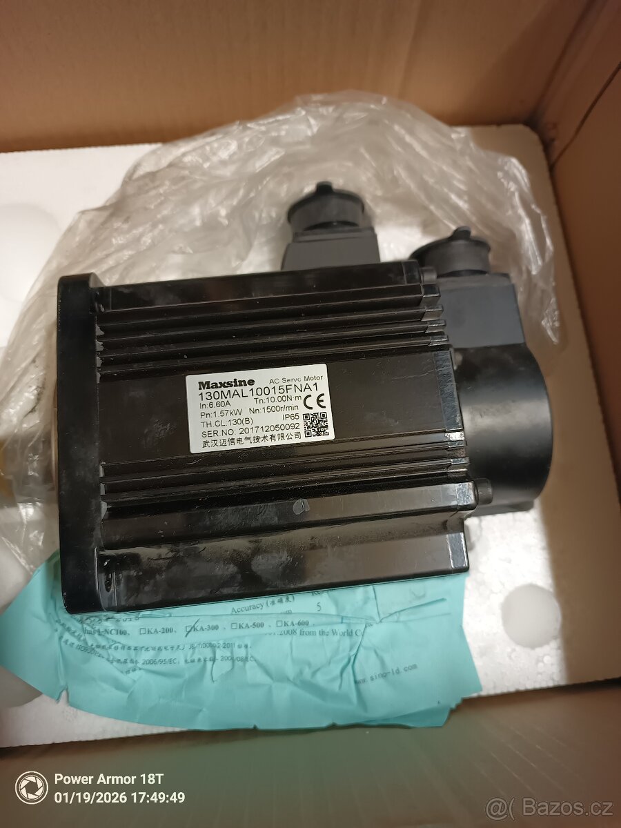 Motor+Frekvenční měnič