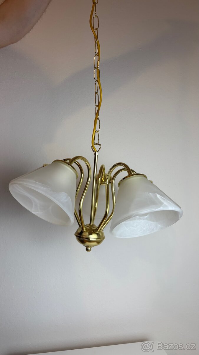 Stropní lustr pětiramenný