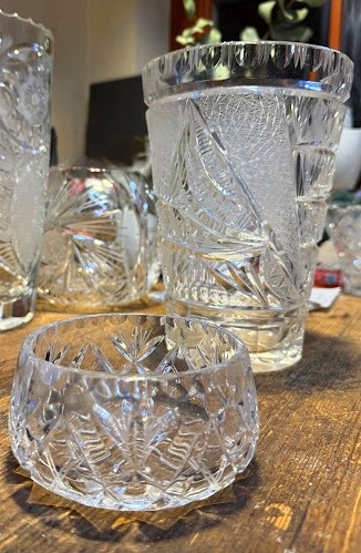 Váza broušená Crystal Bohemia