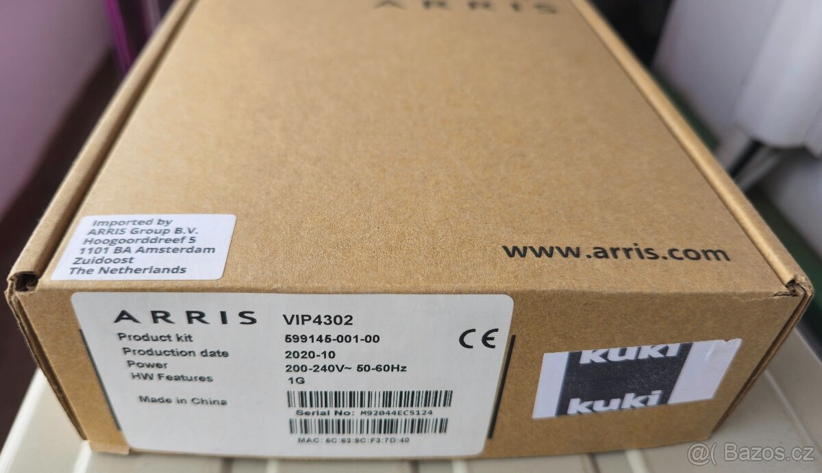 Set-top box Arris VIP4302