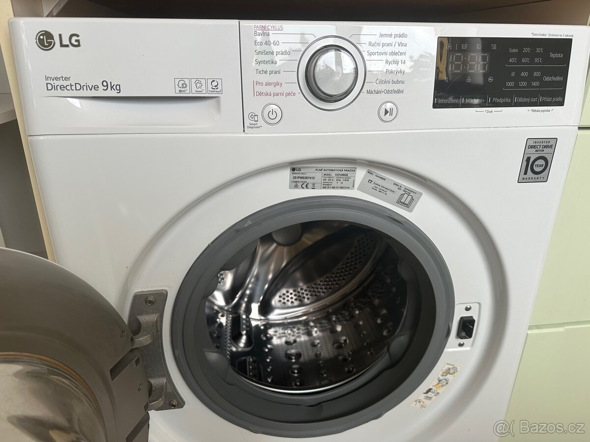 podal pracku LG DirectDrive 9kg