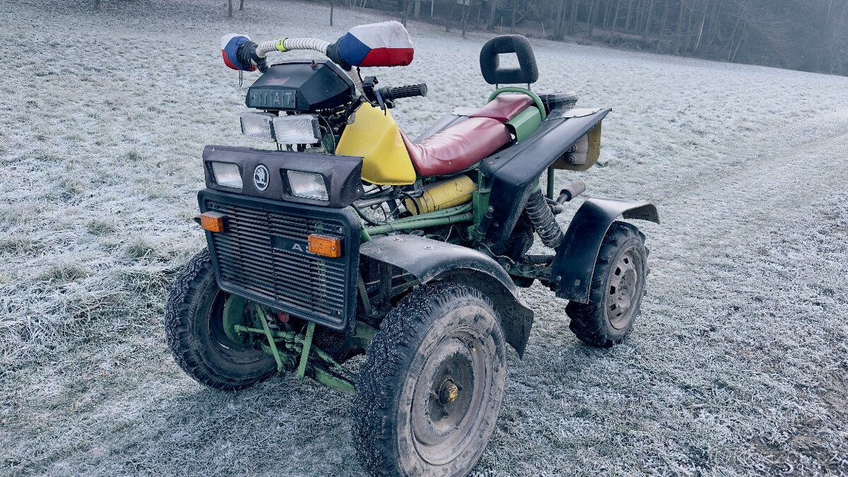 Čtyřkolka domácí výroby