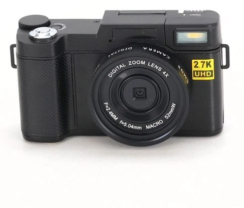 Digitální fotoaparát 2 ,7 k. FHD. S výklopnou obrazovkou