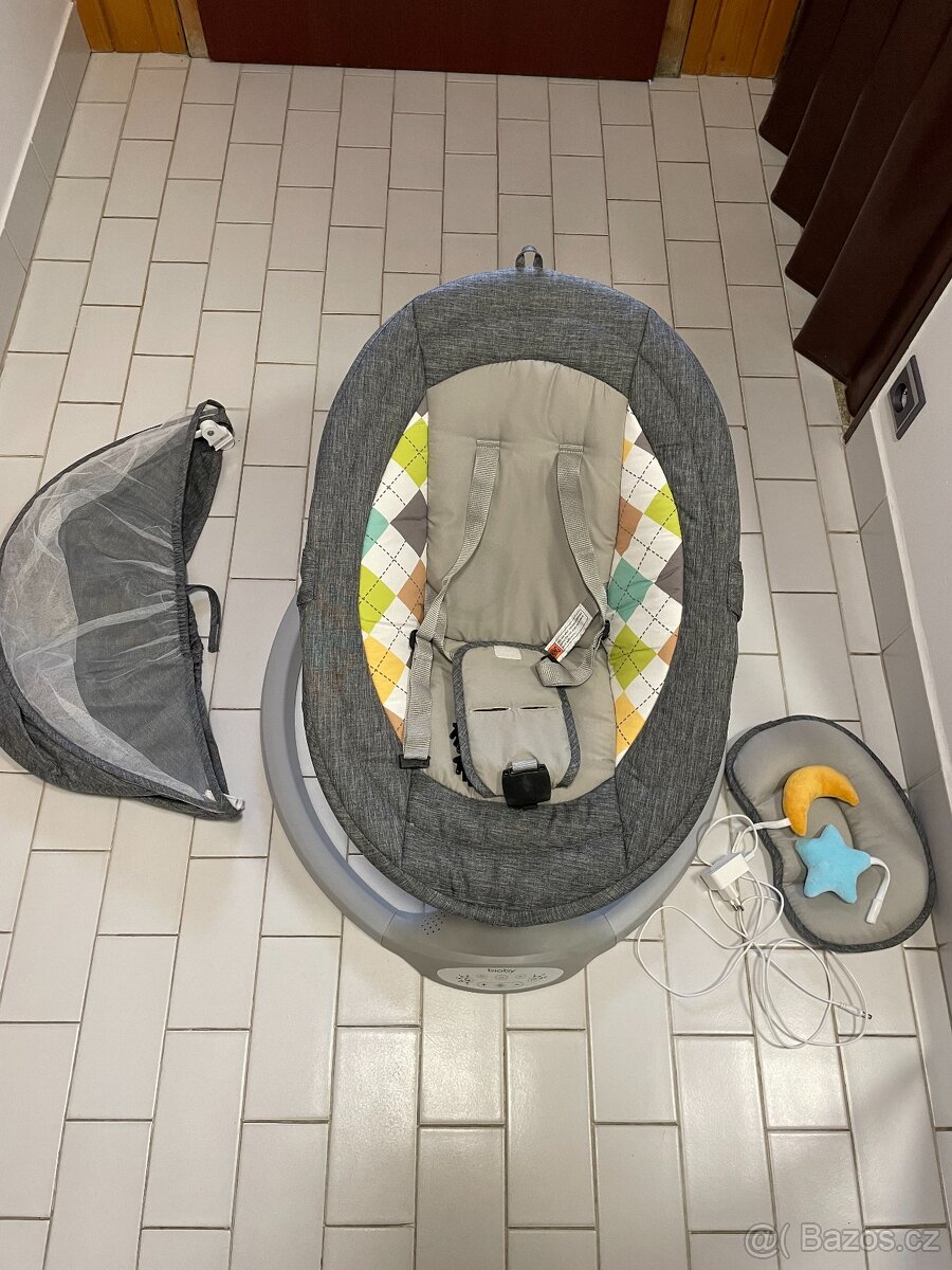 Lehátko houpadlo dětské elektrické Baby Bouncer