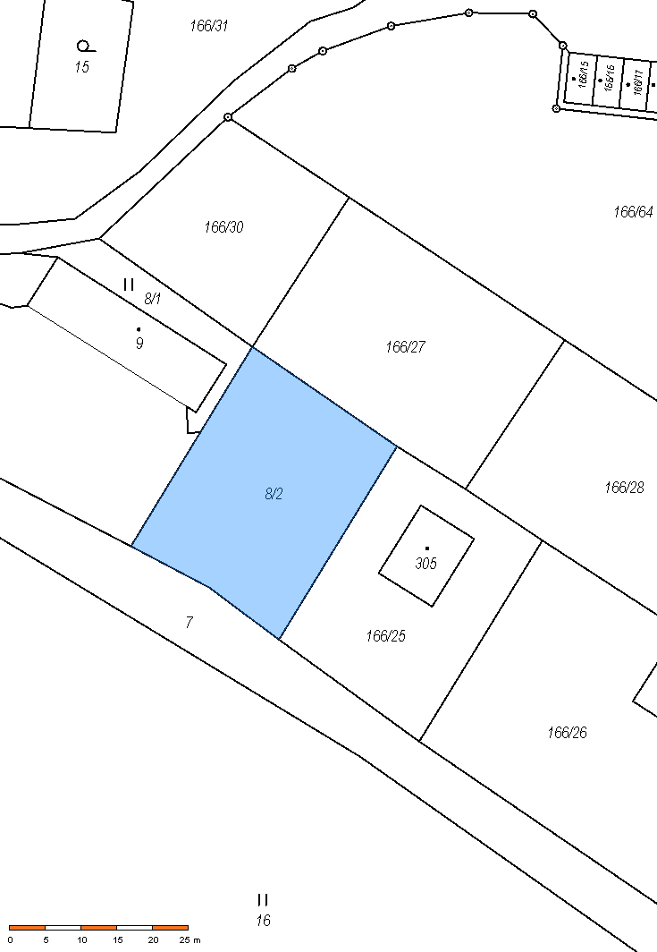Prodám pozemky o výměře 1661 m2 Nebanice