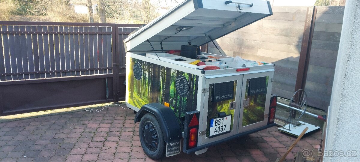 Přívěs na psy WT METALL THERMO 3 se solárem