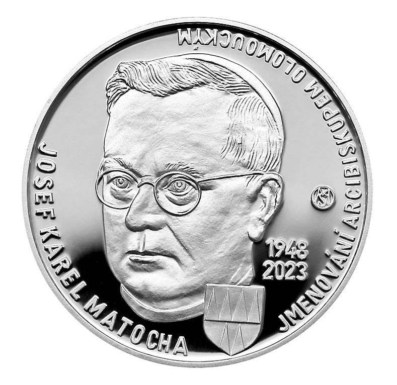 Pamětní stříbrná mince ČNB 2023 Josef Karel Matocha PROOF