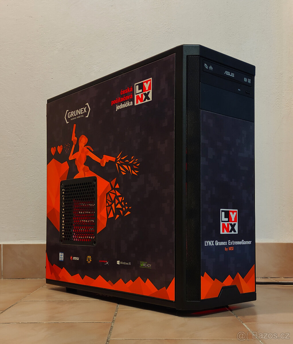 Herní počítač s GTX 1060 -6GB Turbo, i7-6700, Windows 11
