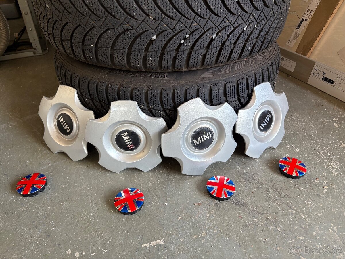 Prodám originální kola mini Cooper 4x100 zimní pneu