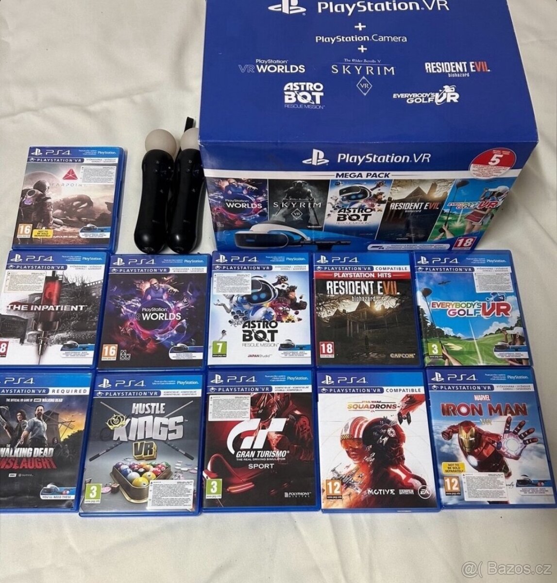 Virtuální realita ps4 ps5 , full set , playstation vr