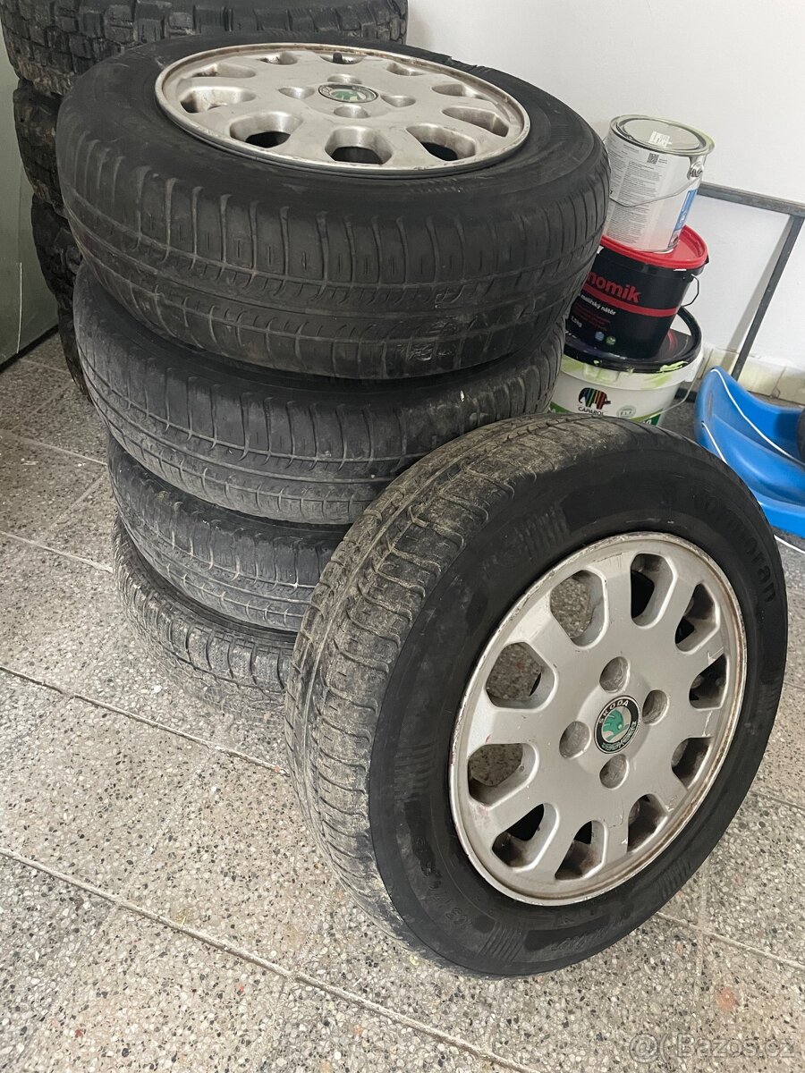 Sada 5 kusů ALU Felicia Mystery 4x100 R13 s pneu