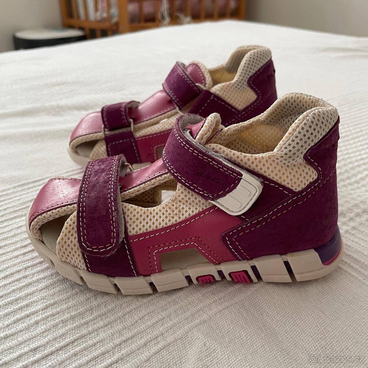 Santé dětské zdravotní sandály fialovorůžové vel. 25