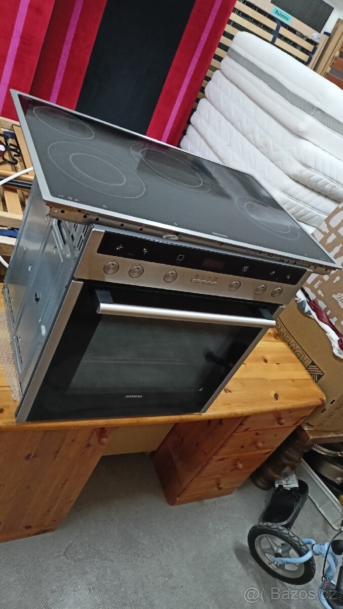 Vestavná trouba+ sklokeramická varná deska SIEMENS