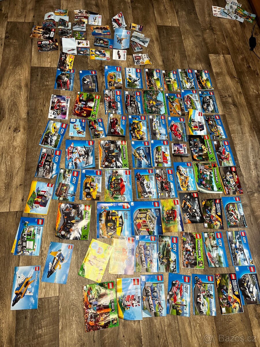 LEGO 93 SETŮ VČETNĚ MANUÁLŮ-PLZEŇ