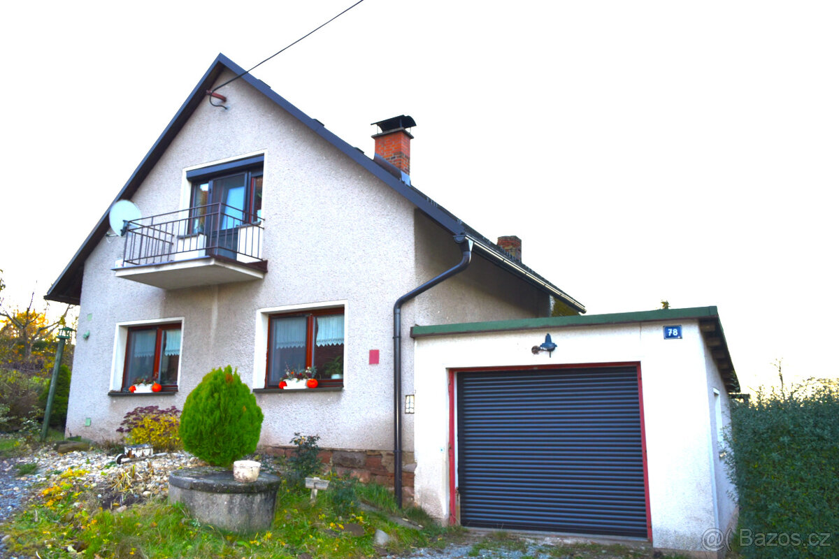 Červený Kostelec - rodinný dům 3+kk s pozemkem 2069 m2