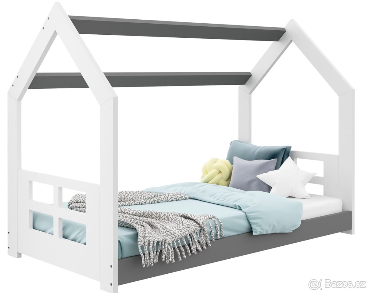 Dětská domečková postel 160 x 80