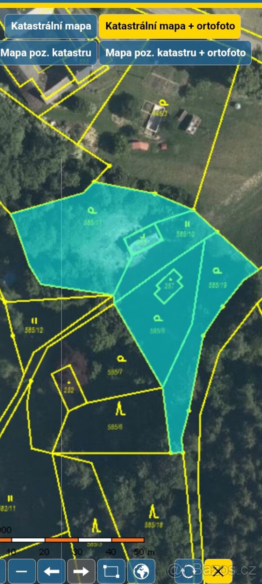 Stavební pozemek,chalupa,zahrada,chatka v Líšnice 2653m2