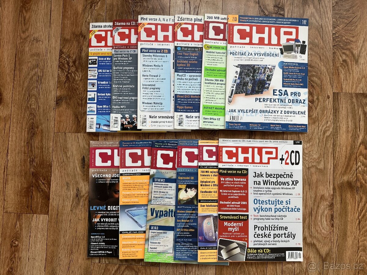 Časopis Chip, kompletní ročník 2002