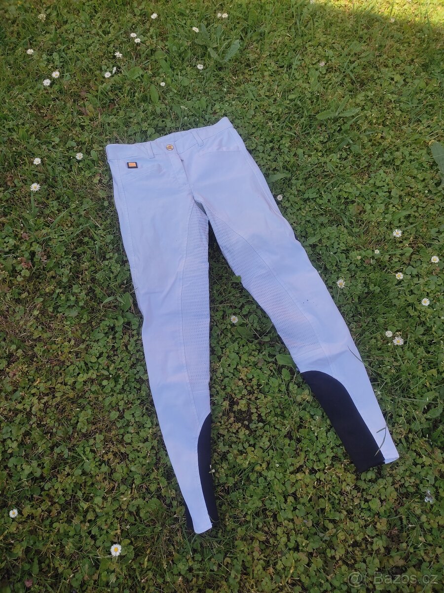 Bílé rajtky Equiline X-grip Premium kolekce