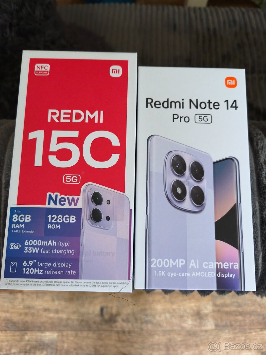 Prodám 2 telefony Xiaomi