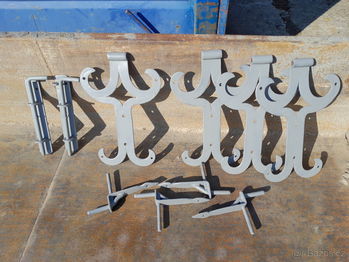 kované panty na vrata