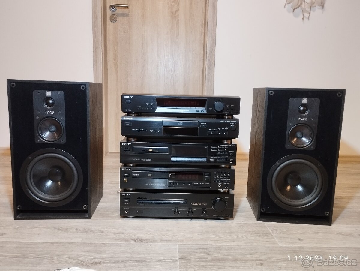 Hi-Fi komponenty SONY + repro ARCUS