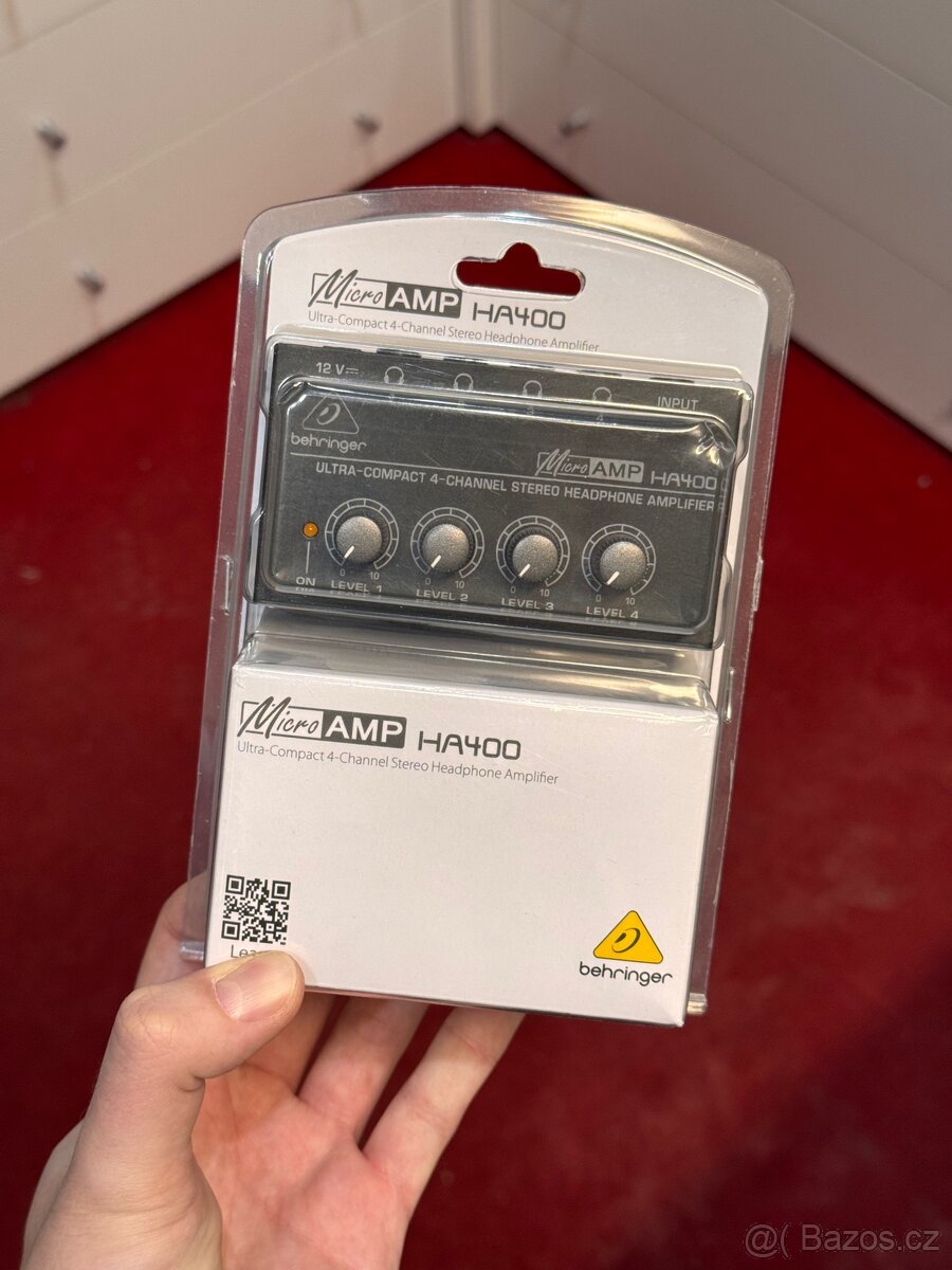 NOVÝ Sluchátkový zesilovač Behringer