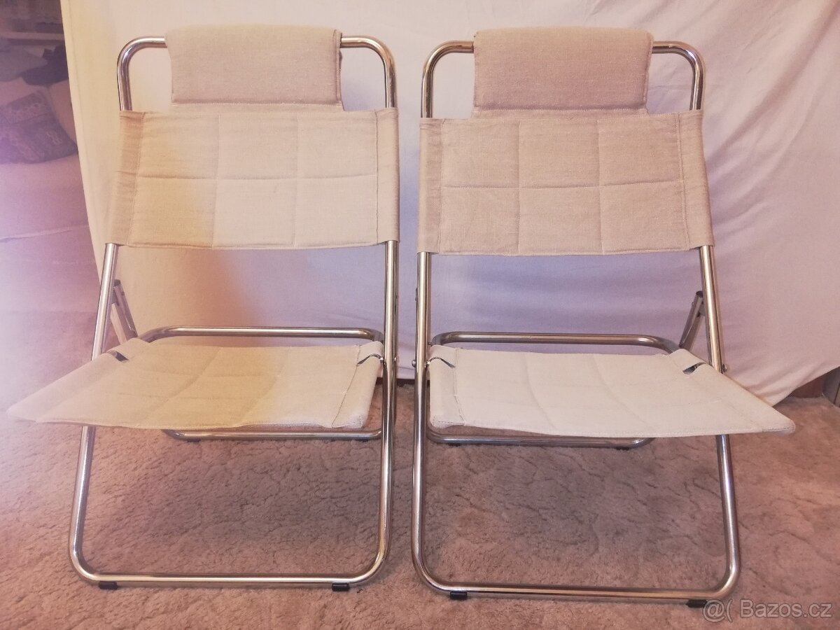 Retro skládací křesílka