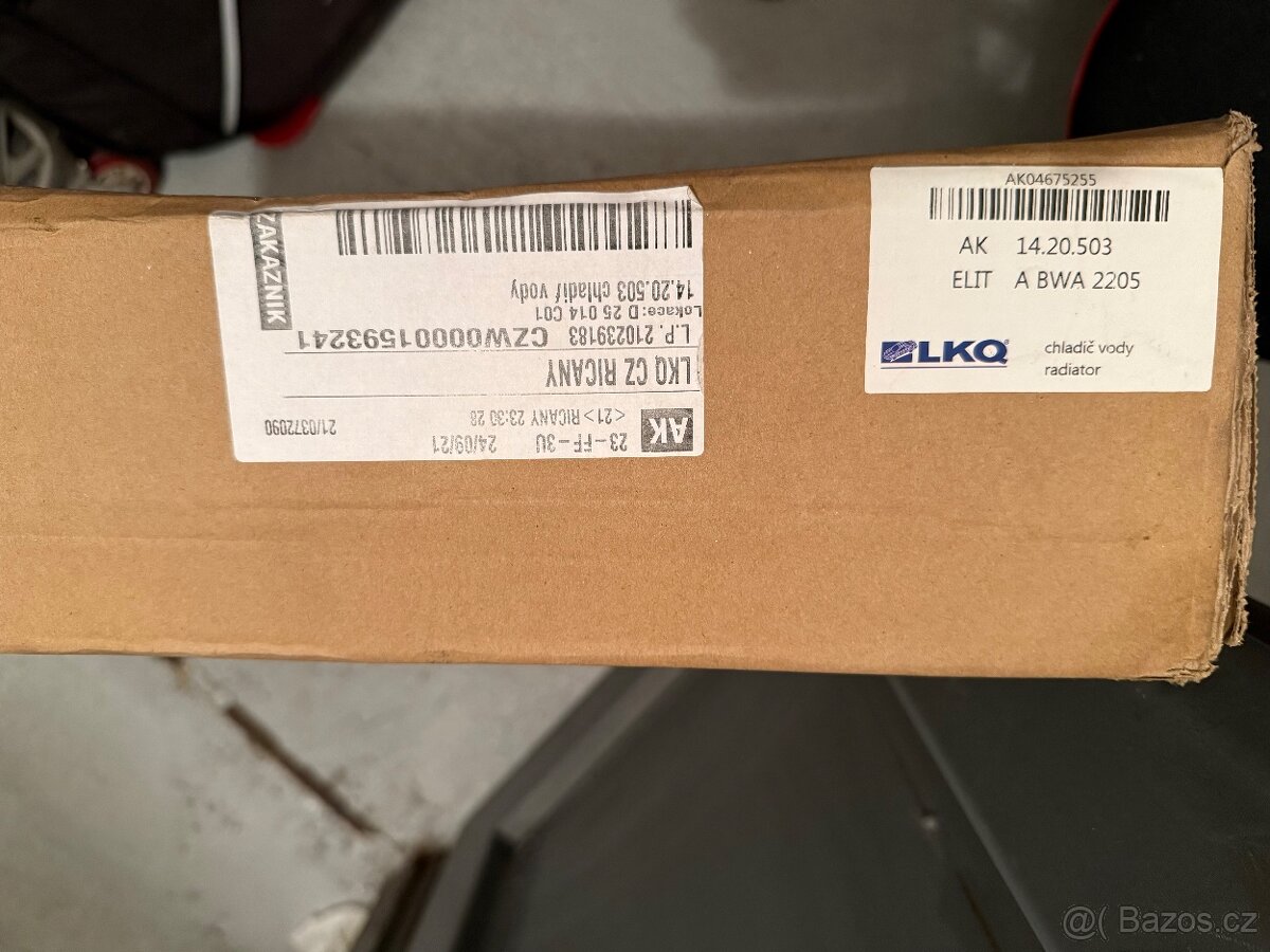 BMW E46 sedan facelift chadič vody NOVY