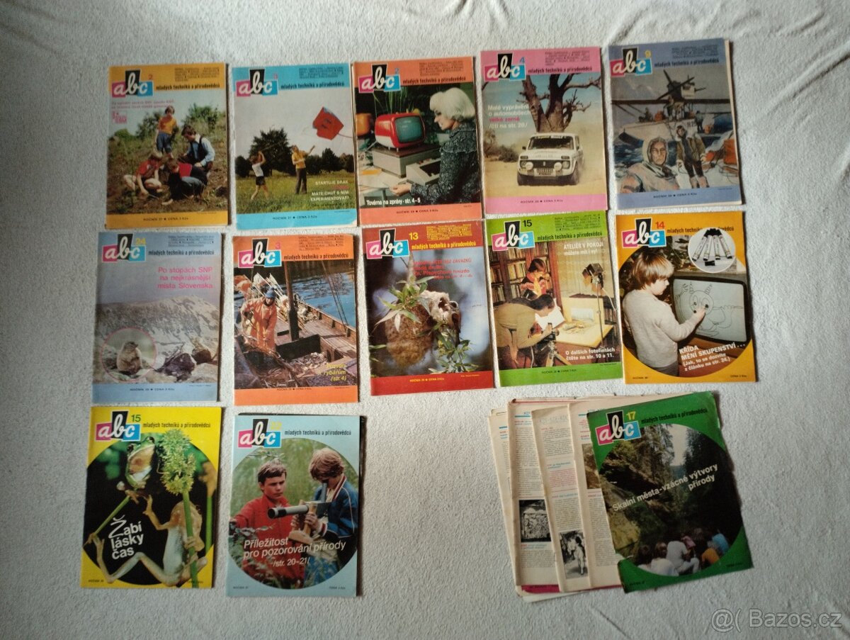 Různá čísla starších časopisů ABC