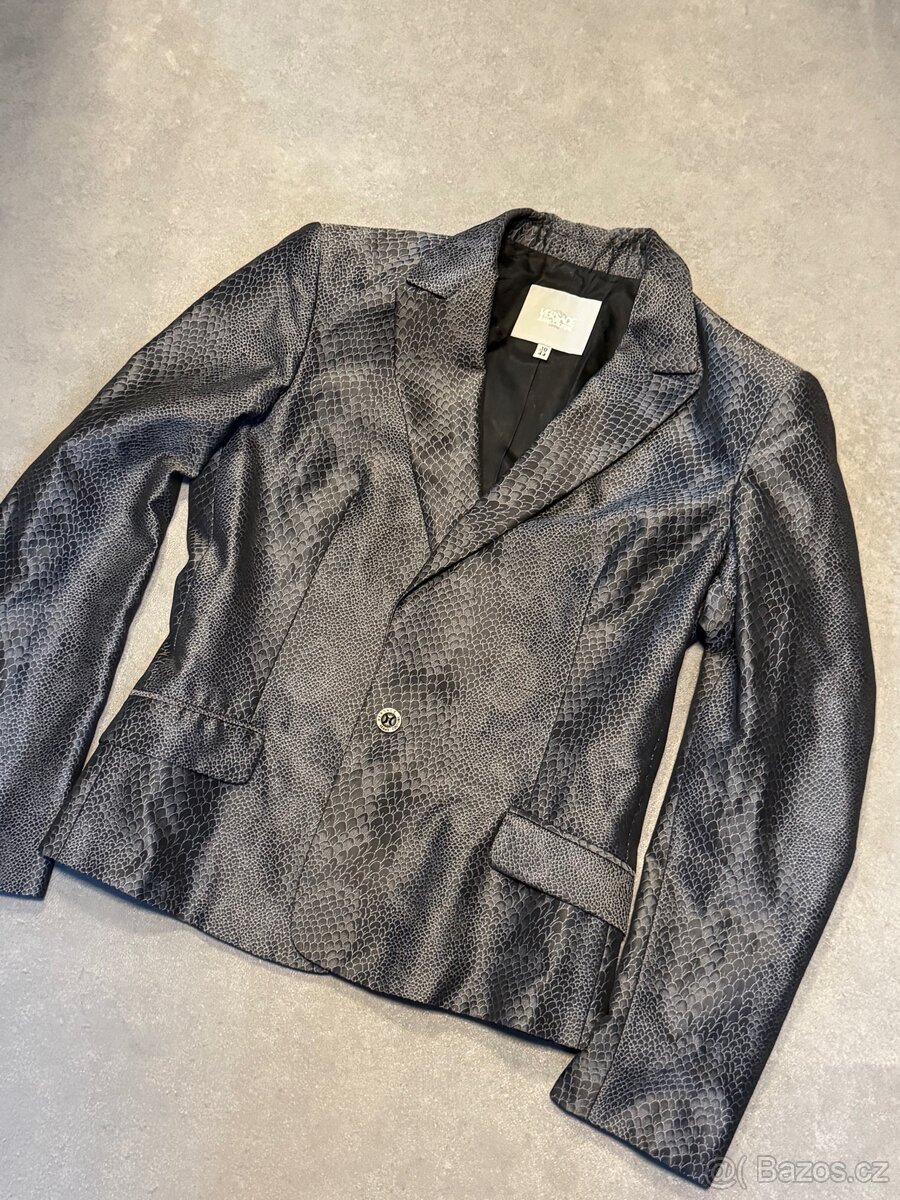 Originální Versace snakeskin blazer