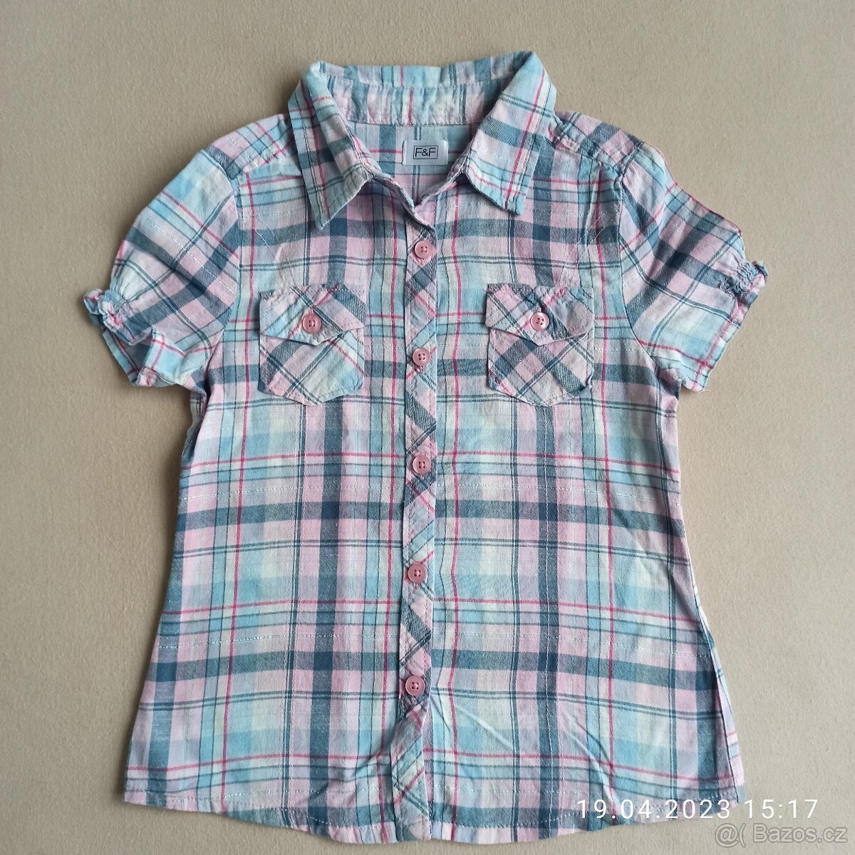 Dívčí košile-halenka, vel. 116, 5-6 let