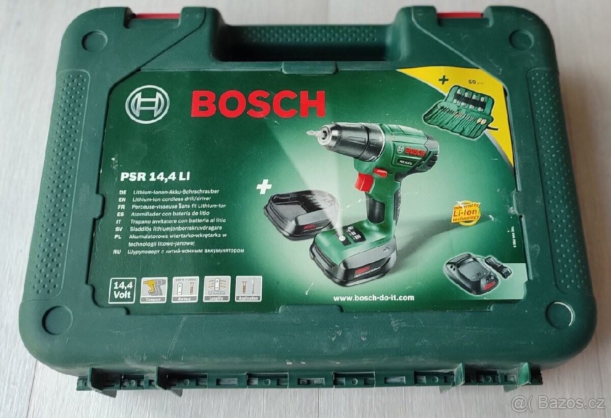 Kufr od aku vrtačky / šroubováku Bosch PSR 14,4V LI