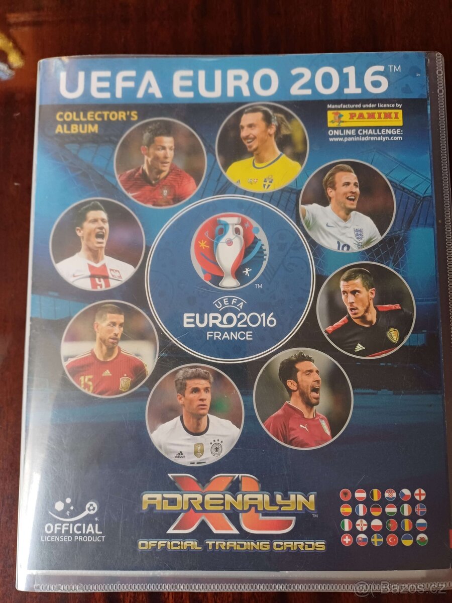 fotbalové kartičky EURO  2016