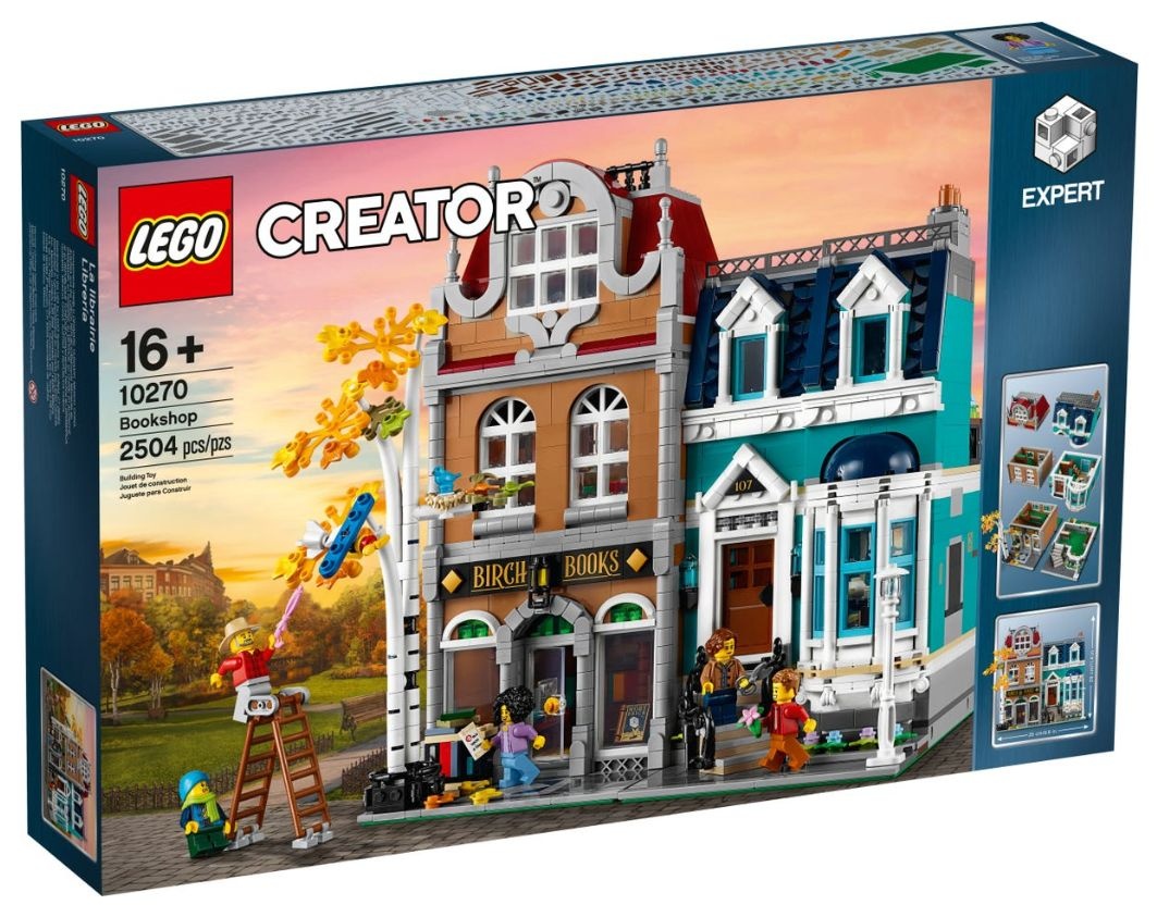 Nové LEGO Creator Expert 10270 Knihkupectví