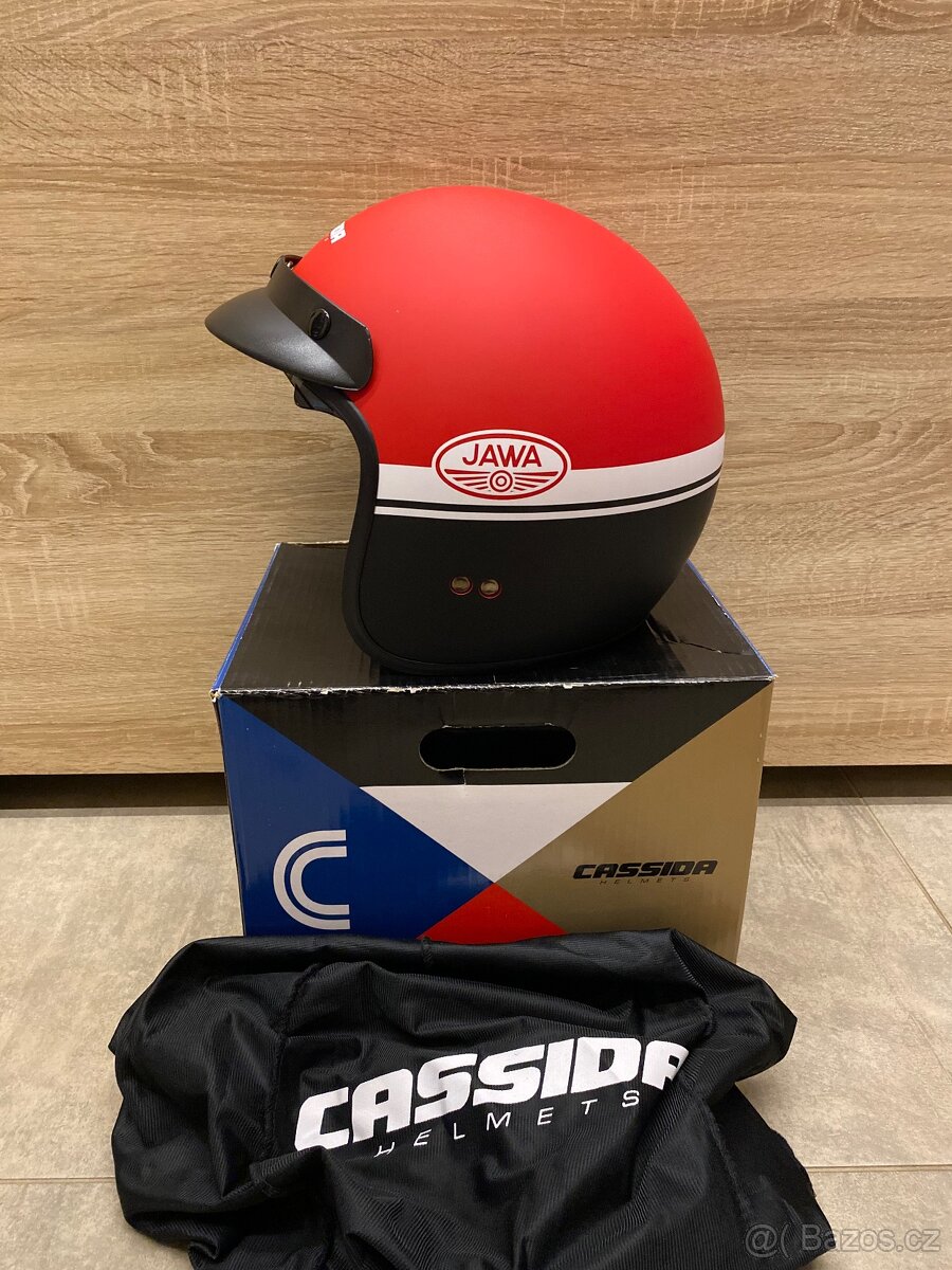 Otevřená helma na motorku Cassida Oxygen Jawa, vel. XXL