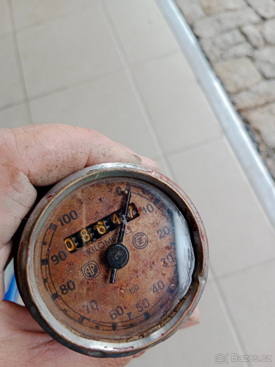 ČZ 150, 125 C, T, B - Originál Funkční Tachometr