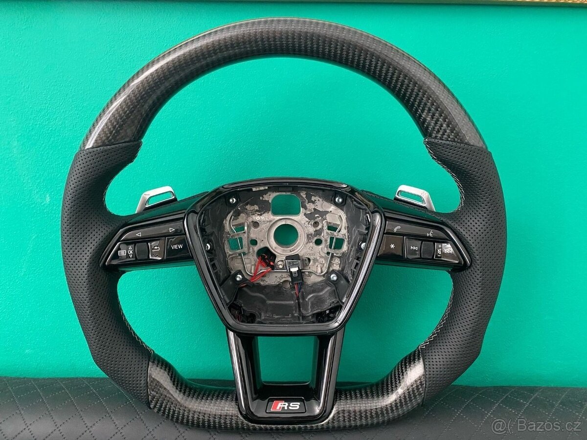 AUDI VOLANT KARBONOVY A6 A7 C8 Q8 S8 SQ8 E-TRON